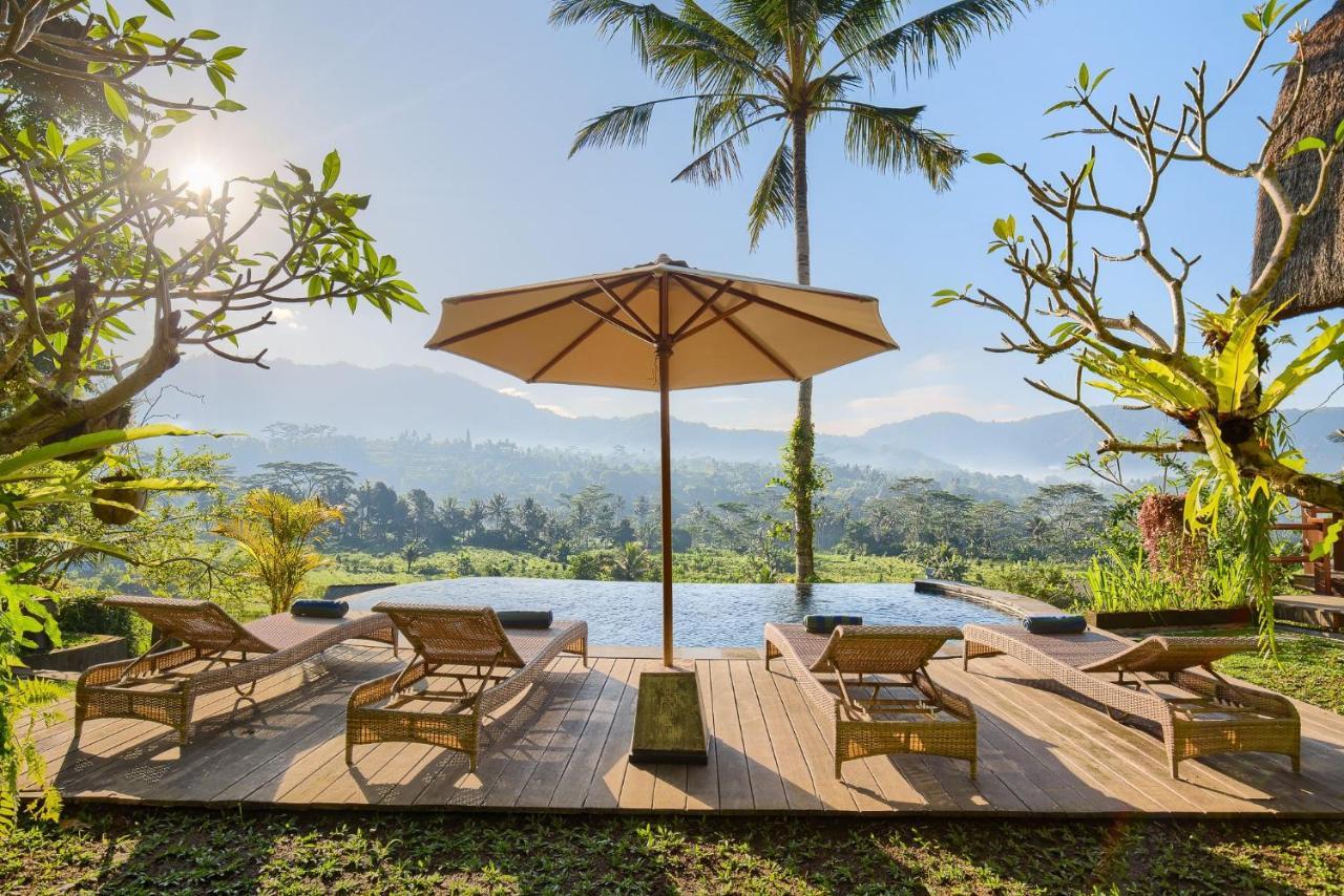 Romantic Barn With Mt. Agung Views Sidemen  Buitenkant foto